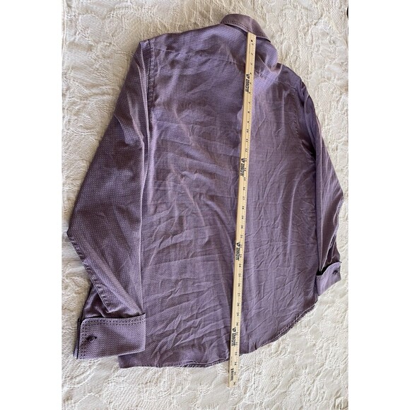 Pascal Morabito Unique Collar Shirt Geometric Print LS Button Men 3XLT NWT - Picture 12 of 16